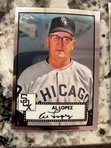 2022 TOPPS CHROME PLATINUM BASE CARD CHICAGO WHITE SOX AL LOPEZ #653 - Picture 1 of 1