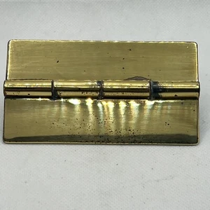 Henredon Furniture Cabinet Restoration Hardware Door Hinge Brass Polished MCM D - Picture 1 of 9