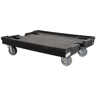PROFI Schwerlast Transportroller Rollwagen Rollbrett 80x60 cm, schwarz gebraucht - Bild 1 von 4