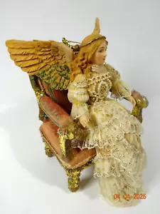 Louis XVII Louis Nichole 2001 Victorian Angel Christmas Ornament - Picture 1 of 9