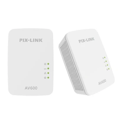 [1 Pair] Powerline Adapter Kit Up to 600Mbps Extends Wired Network No New Cables - Image 1 of 4