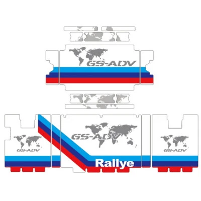 Box Case Sticker Reflect Decorative Decals For BMW R1200GS R1250GS ADV Aluminum - Image 1 of 4