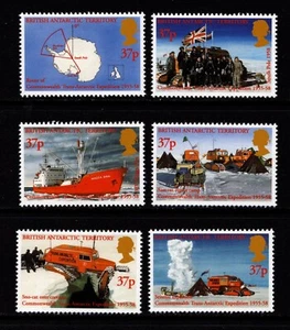 BRITISH ANTARCTIC TERRITORY 2000 HEROIC AGE EXPLORATION SET OF 6 FROM SHEET MNH - Picture 1 of 1