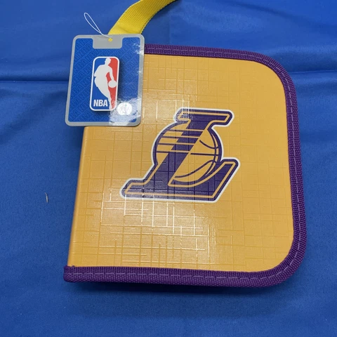 NEW LAKERS PURPLE AND GOLD CD DVD CASE WALLET Cover