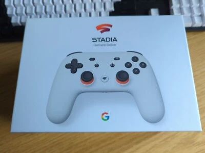 Google Stadia Premier Edition Controller with Chromecast Ultra - Clearly White - Image 1 of 4
