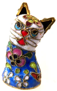CHAT EMAIL BLEU FONCE CAT 5 cm de HAUTEUR - Imagen 1 de 3