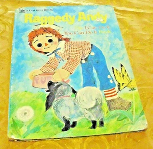 Large Vintage Golden Book Raggedy Andy by Norah Smaridge 5th Print 1975 - Picture 1 of 4