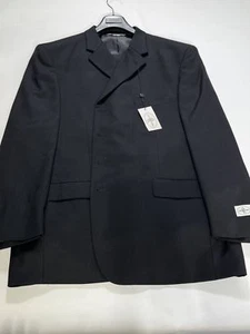 Mens Linea Uomo Black 2 Piece Suit Size 50R NEW - Picture 1 of 7