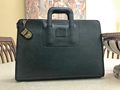Authentic BURBERRYS of LONDON  Leather Briefcase / Portfolio / Satchel - ENGLAND - Image 1 of 4