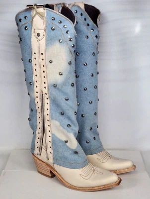 Size 8 - Liberty Black Danet - Missouri Bone Leather / Blue Denim - Womens (sc) - Image 1 of 4