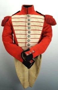 New Military Coldstream Guards Lieutenant Parade Men Red Wool Tunic Latest Coat - Picture 1 of 4