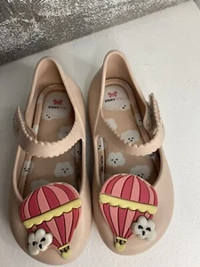 Zaxy Pink Jelly Mary Jane Flats Kids 9 Hot air balloons - Picture 1 of 8