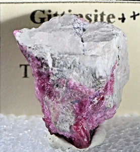 VERYRARE FLUOSW GITTENSITE IN EUDIALYTE! 2 X 2 X 2 CM,KIPPAWA,QUEBEC,CANADA#SW14 - Bild 1 von 3