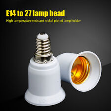E14 To E27 Adapter Conversion Socket Fireproof Plastic Converter Lamp Holder _cu