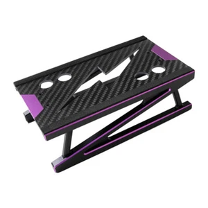 Soporte de ajuste de placa de fibra de carbono de aluminio para 1/10 1/12 radiocontrol en carretera todoterreno coche de turismo - Imagen 1 de 14