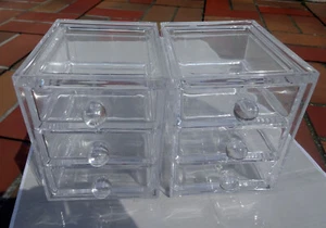 Acryl-Make-Up-Schubladen-Organizer für Schminktisch und Badezimmer - Bild 1 von 13