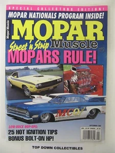 Mopar Muscle Magazine  September 1992    The Worlds Fastest '65 Plymouth - Imagen 1 de 2