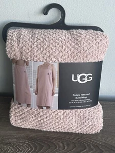UGG Poppy Textured BATH WRAP Women/Men 100% COTTON New! - Picture 1 of 7