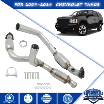 Y Pipe Catalytic Converter Set For 2009/2010/2011-2014 Chevrolet Tahoe 4.8L/5.3L Foto 1 de 4