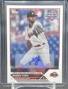 2023 Topps Pro Debut - Autographs #PD-199 Norge Vera (AU, RC) - Bild 1 von 3