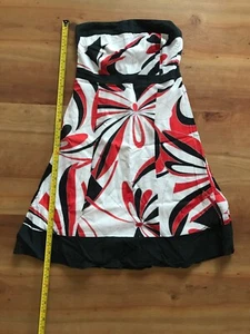 Monsoon Summer Lined Strapless Hidden Support Beach Dress 10 - Picture 1 of 6