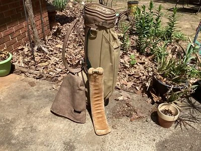 Bolsa de golfe feminina de couro sintético e carrinho de pele sintética Brunswick 6 vias com capa de chuva - Imagem 1 de 4