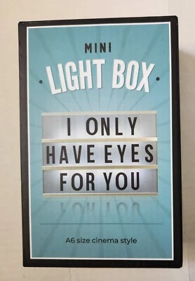 CVS MINI CAJA DE LUZ TAMAÑO A6 ESTILO CINE PARA NEVERA, INDEPENDIENTE, PARA PARED - NUEVO Foto 1 de 3
