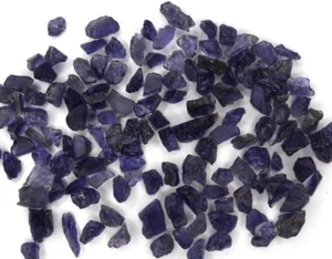 10PCs Natural Blue Iodoite Rough, 4 To 6mm Jewelry Making Crystal Shining Stone - Picture 1 of 3