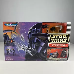 De colección Star Wars Micro Machines TIE Fighter Pilot & Academy Set 1996 - Imagen 1 de 7