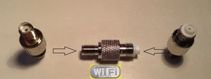 1 x FME Female Jack to SMA Female RF COAX Connector Adapter Converter USA - Picture 1 of 3