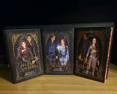 Illumicrate From Blood And Ash Books 2, 3, 4 By Jennifer Armentrout Signed - Image 1 of 4