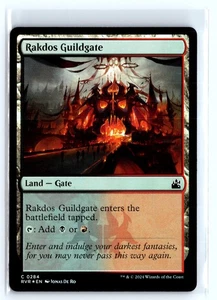 FOIL Rakdos Guildgate 284 Ravnica Remastered – MTG Magic the Gathering Card - Picture 1 of 5