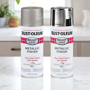 Rust-Oleum Stops Rust Bright Coat Metallic Finish Spray Paint, 11 Oz (Pack of 2) - Picture 1 of 3