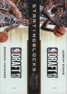 Parches Contenders 2010-11 bloques iniciales #13 Jeremy Evans Gordon Hayward - Imagen 1 de 2