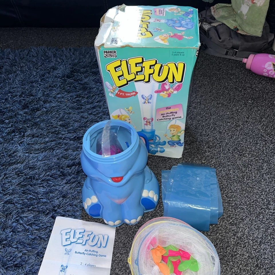 Elefun Butterfly Catching Game By parker Games Lovely Condition Tested superb - Image 1 of 1