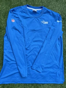 Men’s XL | Nike Detroit Lions Coaches Dri-Fit Shirt Team Issued PE DN3812-484 - Picture 1 of 11