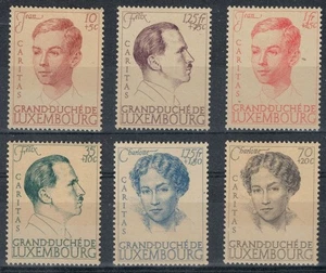 LUSSEMBURGO 1939 Granduchessa Carlotta 6v MH* - Picture 1 of 1