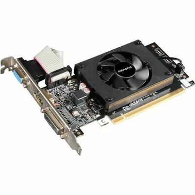 GIGABYTE NVIDIA GeForce GT 710 Graphic Card - 2 GB DDR3 SDRAM - Low-profile - Image 1 of 4