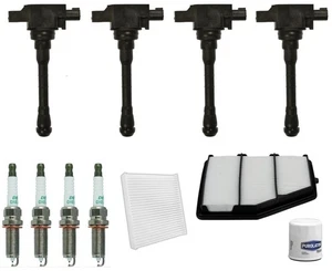 4 Ignition Coils Denso Spark Plugs & Filters Fits Nissan Altima 2.5L 2019-2021 - Picture 1 of 7