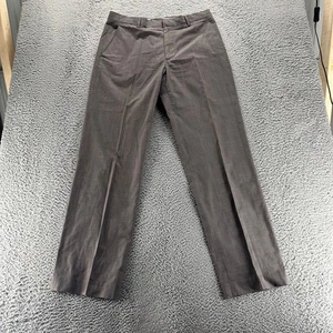 Banana Republic Chino Pants Mens 34x34 Brown Plaid Cotton Straight Fit - Picture 1 of 10