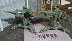 GI JOE ~ 1982 FLAK CANNON + BONUS 2009 FLAK ~ O.G. & 25th ~ AMBOS 100% COMPLETOS  - Imagen 1 de 5