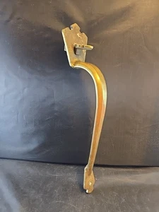 Antique Cast Brass Entry Door Thumb latch Pull 12.5" Long - Picture 1 of 7
