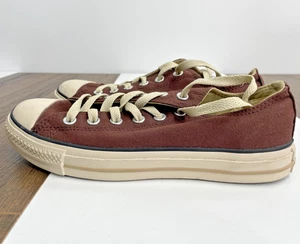 NUEVO SIN ETIQUETAS All Star Converse Hombres 6 Mujeres 8 Marrón Converse Zapatos Caminar Encaje Informal - Imagen 1 de 13