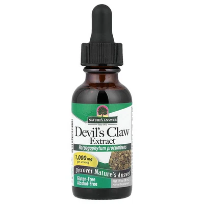 Nature s Answer Devil s Claw Alcohol-Free 1 fl oz 30 ml Gluten-Free, GMP Quality - Image 1 of 2