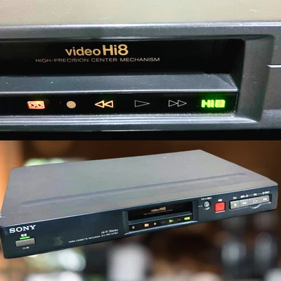 Sony EV-PR1 Hi8 Video8 Cassette Recorder Deck NTSC Video Player Japan getestet - Bild 1 von 4
