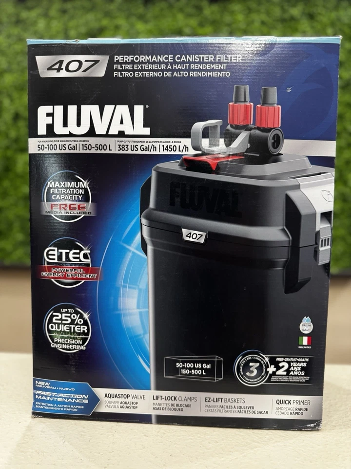 Fluval A449 100gal Perfomance Canister Filter - Black