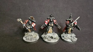 Black Templars | Sword Brethren x3 | Painted & Ready for Battle - Picture 1 of 6