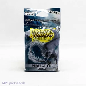 (1) Scudo del Drago Perfetta Vestibilità Trasparente 100ct Manicotti Interni per Carte - Foto 1 di 2