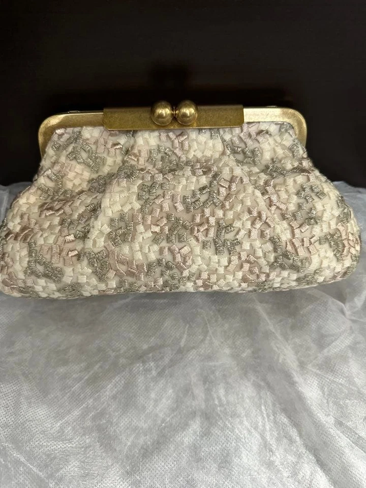 Samantha Vega Clutch Bag Unused Leather Silver Hardware Japan Authentic - Image 1 of 3