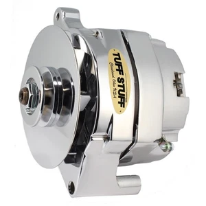Tuff Stuff 7078NKP Fits Ford Alternator, Ext Reg, 140 Amp Polished - Picture 1 of 5